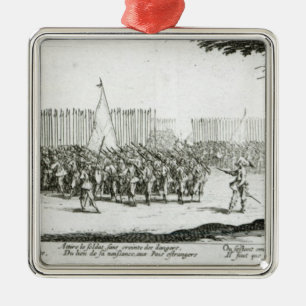Ornamento De Metal O levantamento de um exército