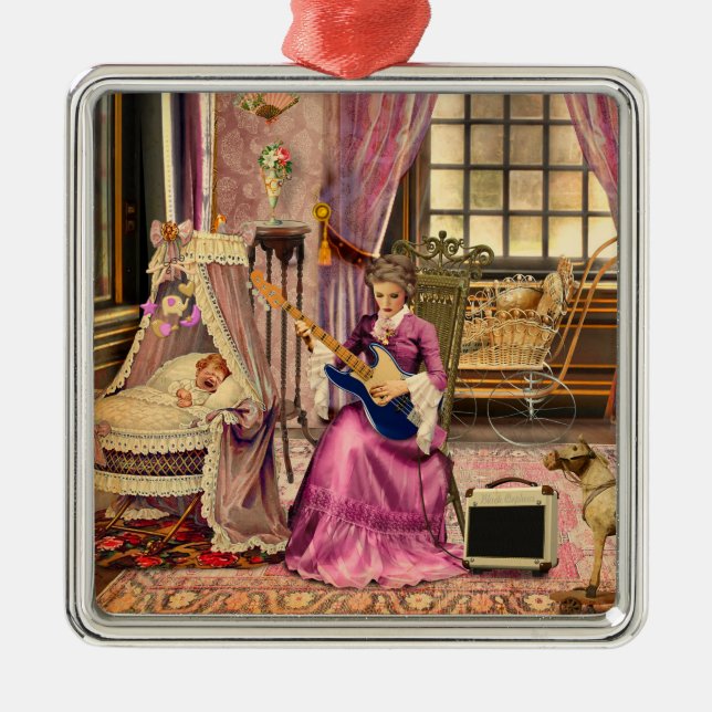 Ornamento De Metal O Lullaby (Frente)