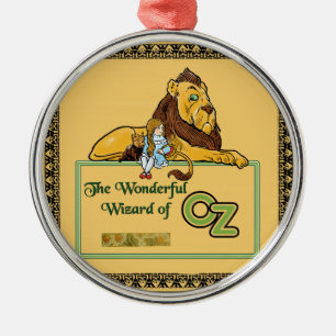 Ornamento De Metal O mágico de Oz maravilhoso