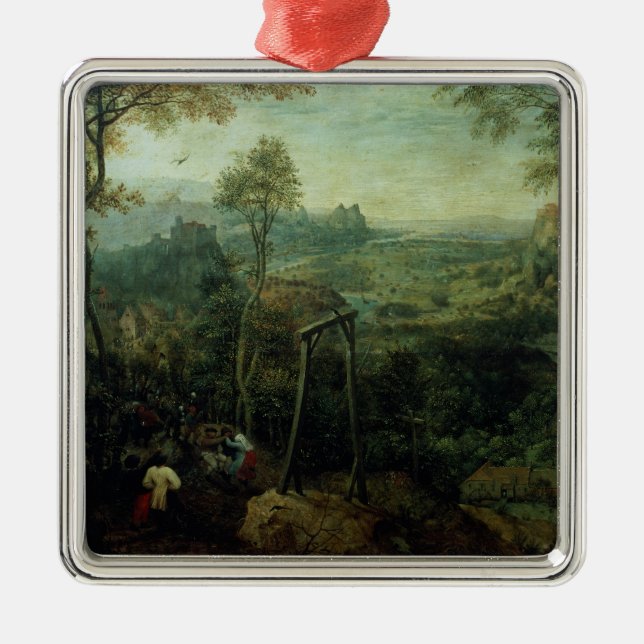 Ornamento De Metal O Magpie no patíbulo, 1568 (Frente)