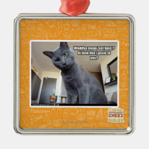 Ornamento De Metal O meio de Wadya "obtem a ajuda"?