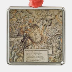 Ornamento De Metal O melting pot Toppling