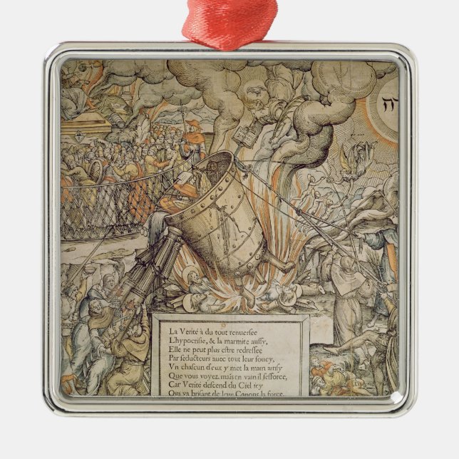 Ornamento De Metal O melting pot Toppling (Frente)