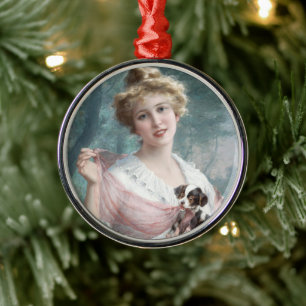 Ornamento De Metal O Mischievous Puppy