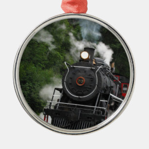 Ornamento De Metal o motor da estação de comboio do trilho do vapor