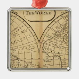 Ornamento De Metal O mundo