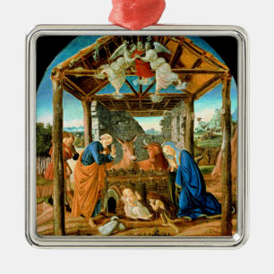 Ornamento De Metal O Nascimento, famosa pintura de Sandro Botticelli