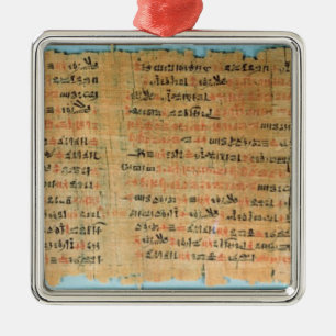 Ornamento De Metal O papiro médico de Chester Beatty