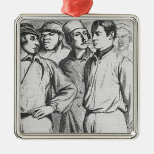 Ornamento De Metal O pelotão arrogante de applauders contratados