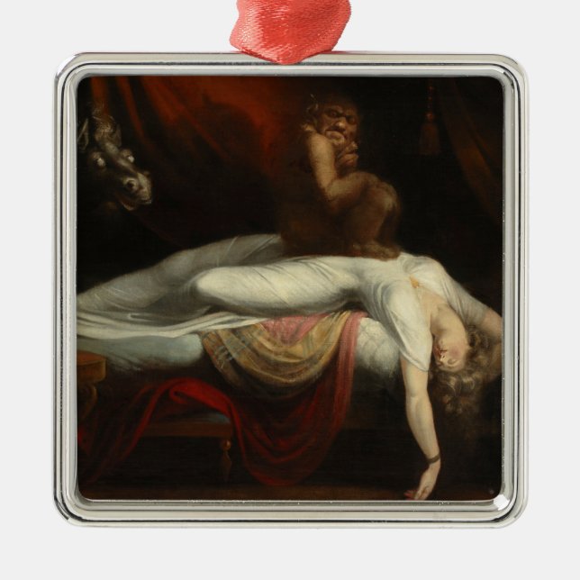 Ornamento De Metal O Pesadelo (de Henry Fuseli) (Frente)