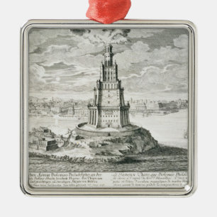 Ornamento De Metal O Pharos de Alexandria, chapeia 9 'de Entwurf ei