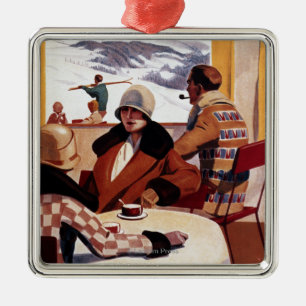 Ornamento De Metal O poster em declive do promocional do clube