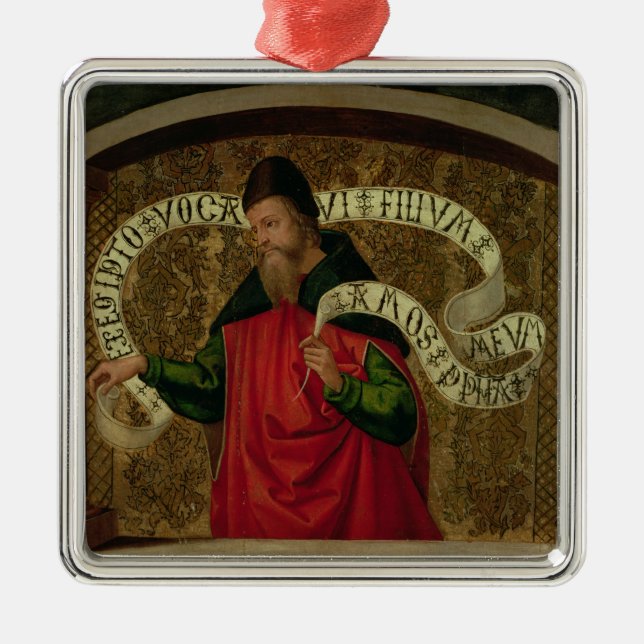 Ornamento De Metal O profeta Amos, 1535 (Frente)