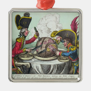Ornamento De Metal O pudim de ameixa no perigo, 1805