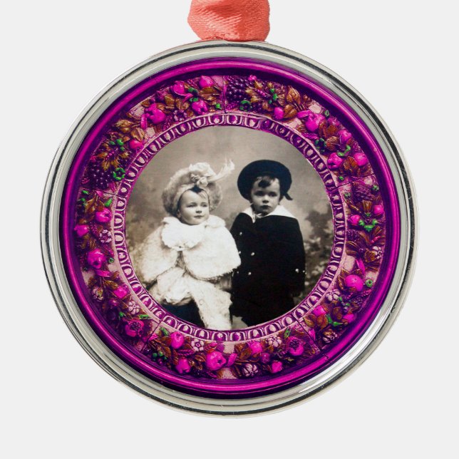 Ornamento De Metal O RENASCIMENTO FLORENTINO FRUTIFICA modelo da foto (Frente)