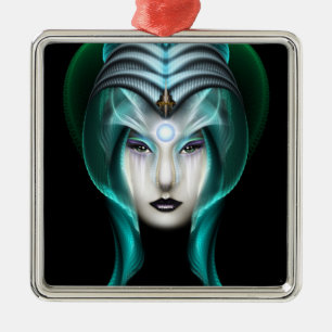 Ornamento De Metal O Retrato Do Cyiria ISO Black