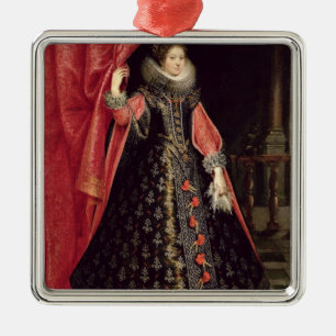 Ornamento De Metal O retrato presumiu ser Henrietta Maria de