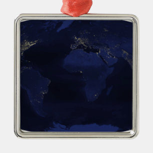 Ornamento De Metal O ½ s do ¿ Â de EarthÃ¯Â humano-gerou luzes 