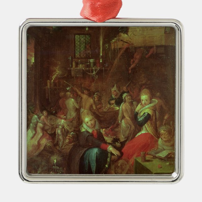 Ornamento De Metal O Sabat das bruxas, 1606 (Frente)