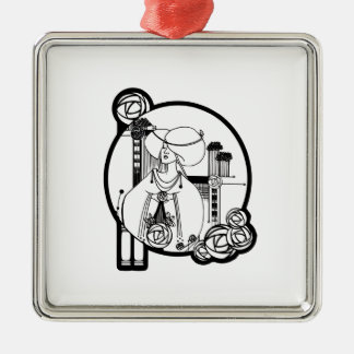 Ornamento De Metal O Scottish Rennie Mackintosh inspirou a decoração