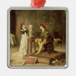 Ornamento De Metal O Sculptress novo (óleo em canvas)