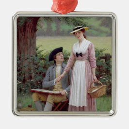 Ornamento De Metal O Senhor de Burleigh e seu Amor