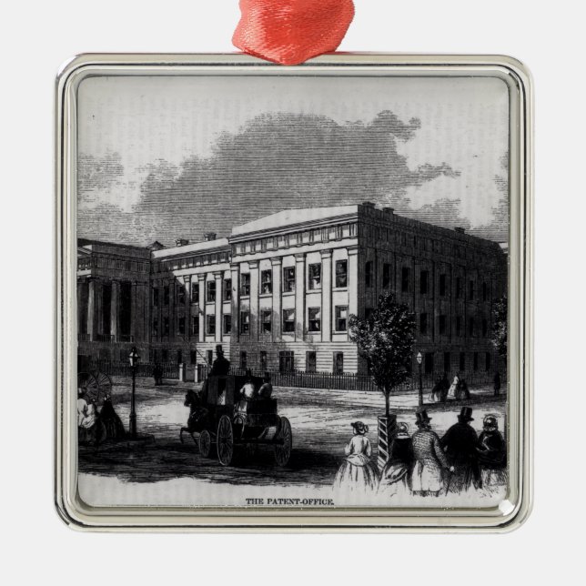 Ornamento De Metal O serviço de patentes (Frente)