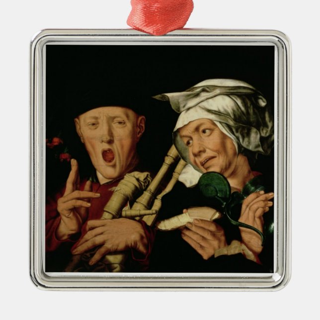 Ornamento De Metal O tocador de gaita-de-foles (Frente)