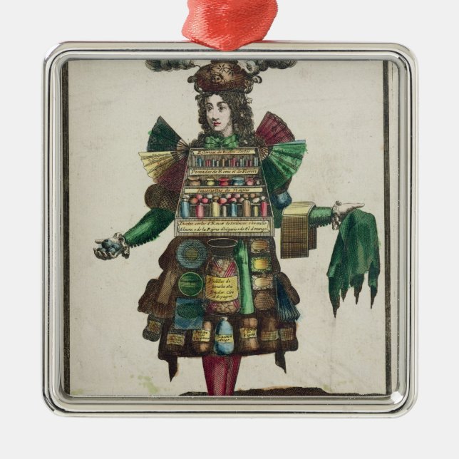 Ornamento De Metal O traje do Perfumer (Frente)