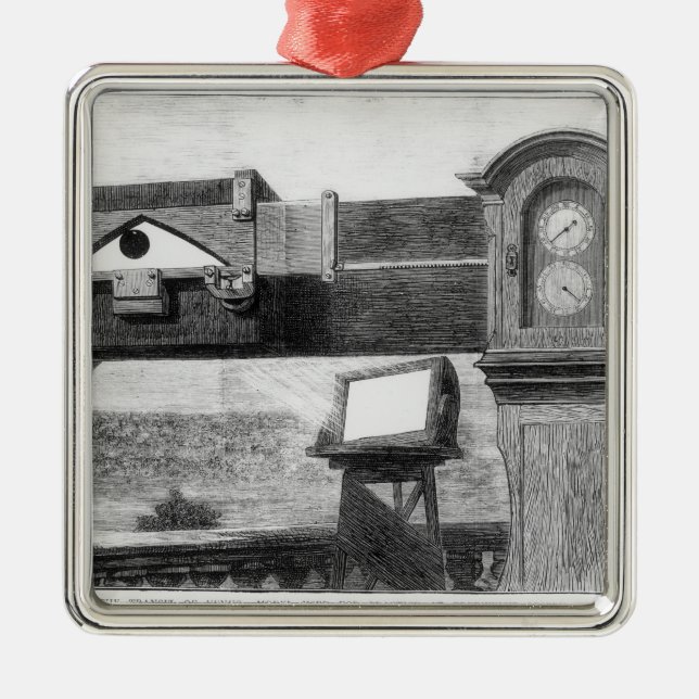 Ornamento De Metal O trânsito de Venus (Frente)