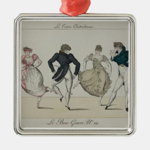 Ornamento De Metal O "Trenis" Quadrille, chapeia 19 'de Le Bon Genr