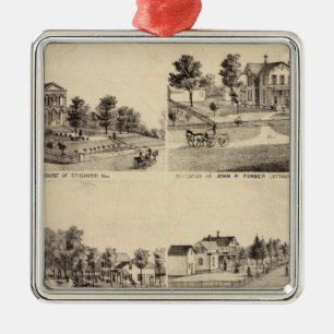 Ornamento De Metal O tribunal de Stillwater, Minnesota