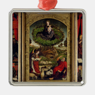 Ornamento De Metal O Triptych de Moses e de Bush ardente