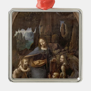 Ornamento De Metal O Virgin das rochas, c.1508