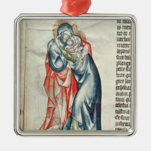 Ornamento De Metal O Virgin e o cristo, da paixão de