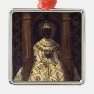 Ornamento De Metal O Virgin preto no Chadaraita