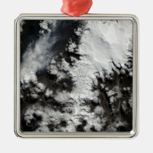 Ornamento De Metal O vulcão de Chaiten no Chile