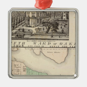 Ornamento De Metal Oakland, vizinhança 4