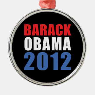 Ornamento De Metal Obama 2012