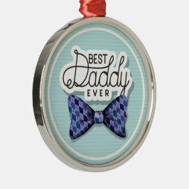 Ornamento De Metal Obrigados Pais por serem o melhor pai de todos os 