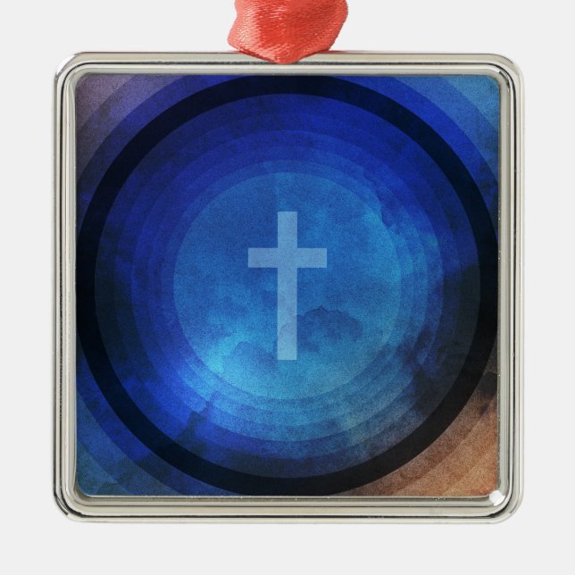 Ornamento De Metal Obrigados São Para Deus (Frente)