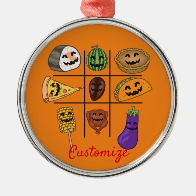 Ornamento De Metal Odball Jack o'lantern Medley Thunder_Cove (Frente)