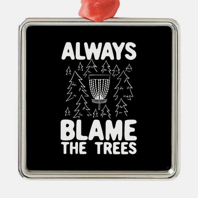 Ornamento De Metal Oferta de cesta de disco Golf (Frente)