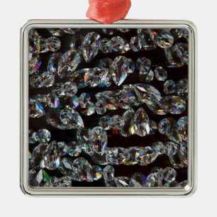 Ornamento De Metal Ofertas de padrão de Abstrato de cristal de diaman