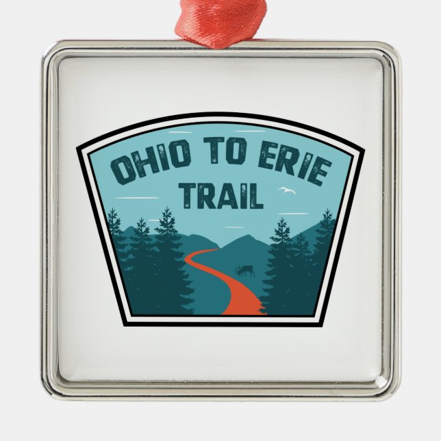 Ornamento De Metal Ohio To Erie Trail (Frente)
