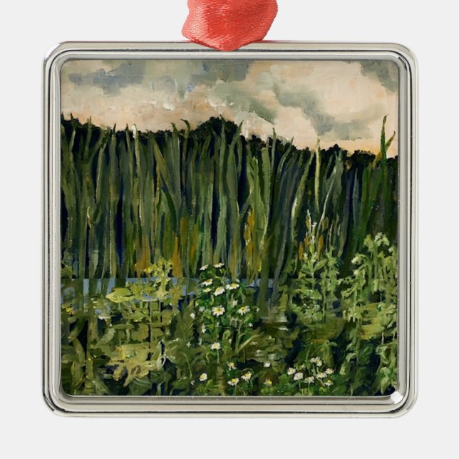 Ornamento De Metal Ohio Trails (Frente)