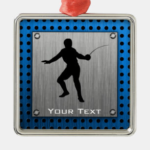 Ornamento De Metal Olhar escovado do metal que cerca a silhueta