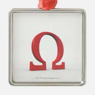 Ornamento De Metal Omega
