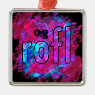 Ornamento De Metal OMG! rofl