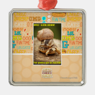 Ornamento De Metal OMG! Slow down!